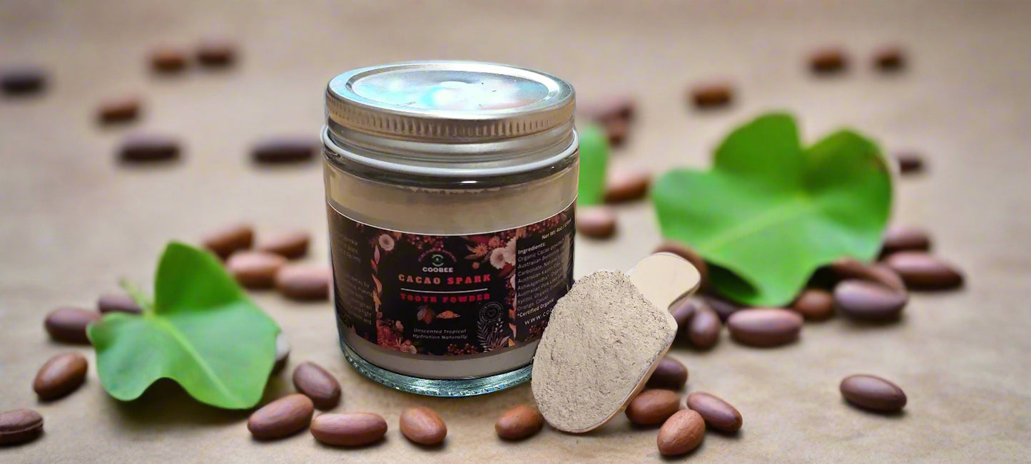 CACAO SPARK - Remineralising Natural Tooth powder - COOBEE