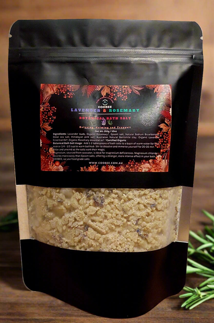 Lavender & Rosemary Botanical Bath salt - COOBEE