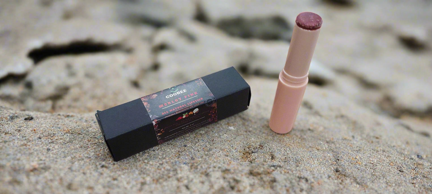 Merlot Pink - Natural Lipstick - COOBEE