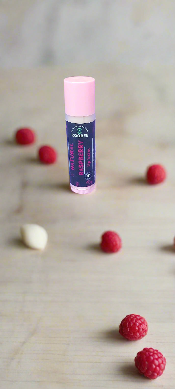 Natural Raspberry Lip Balm