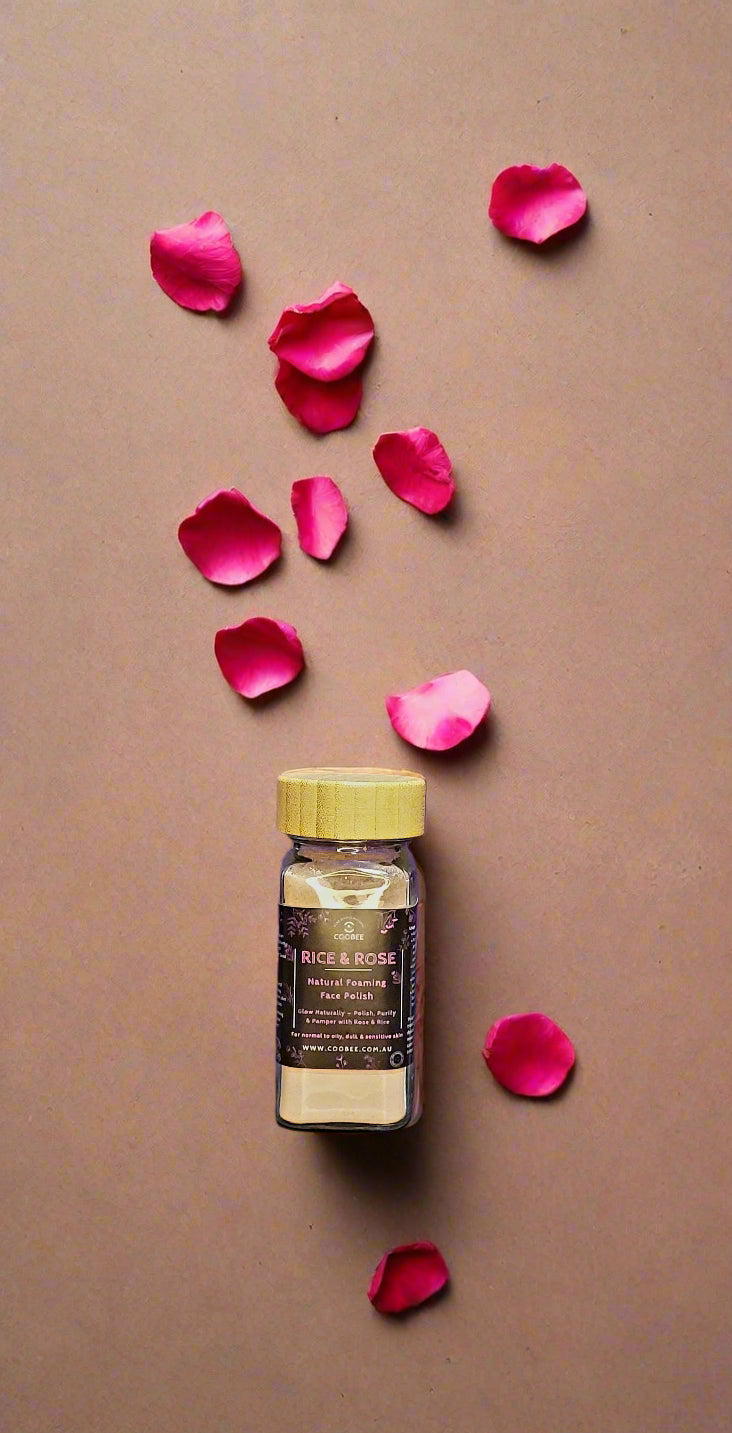 Rice & Rose Natural Foaming Face Polish