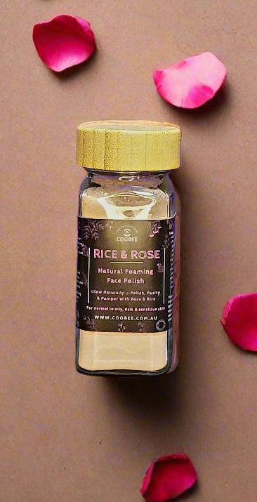Rice & Rose Natural Foaming Face Polish