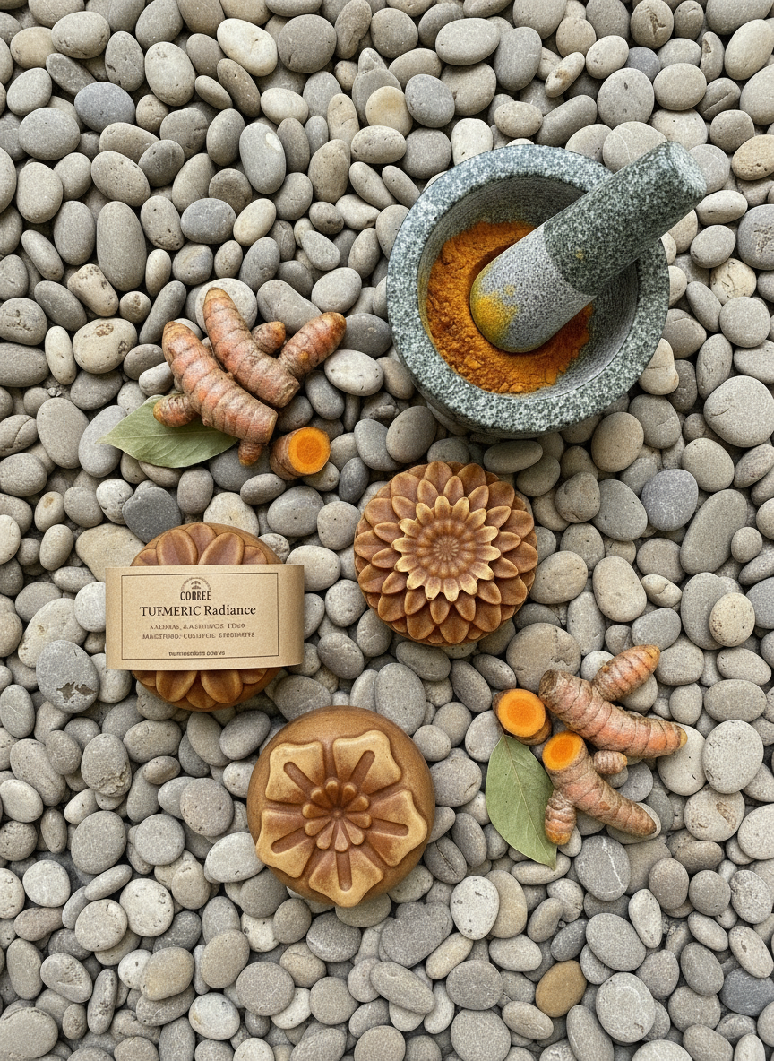 Turmeric Radiance Bar - Natural Handmade Artesan Soap | COOBEE
