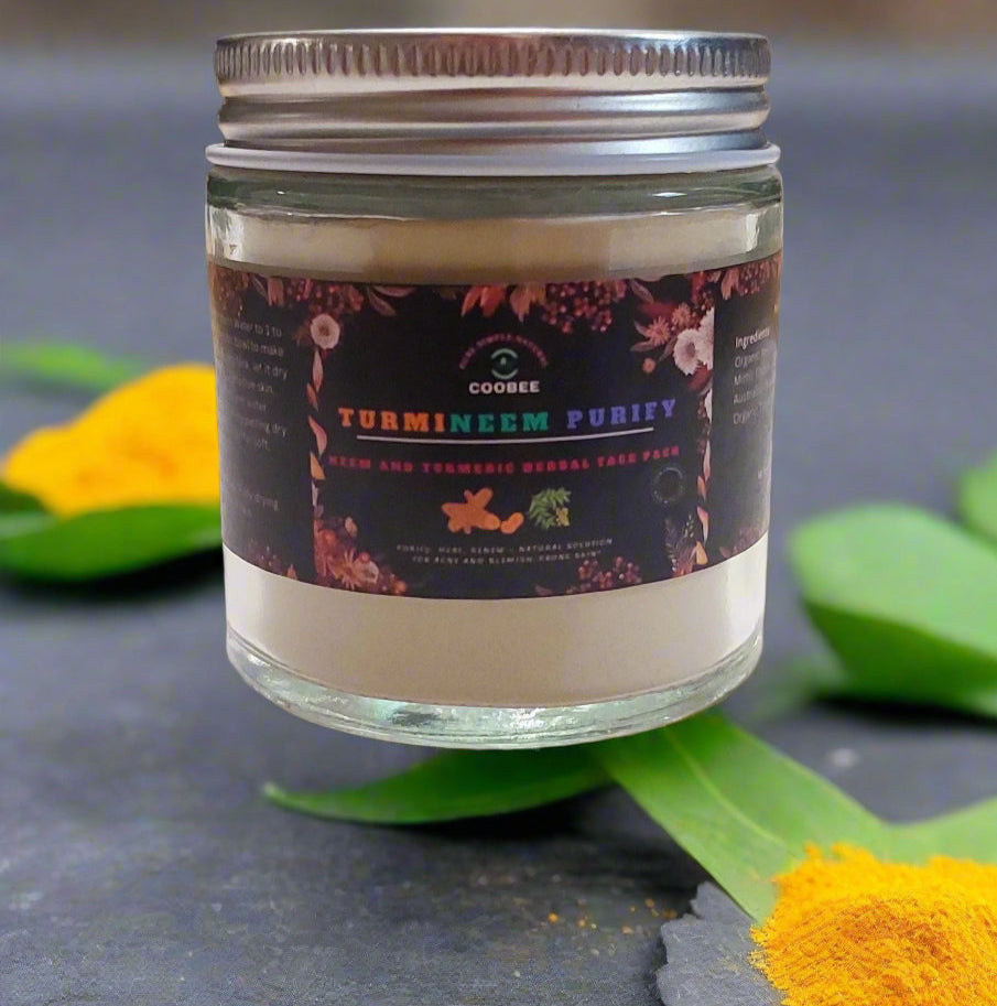 TurmiNeem Purify-Neem and Turmeric Herbal Face pack - COOBEE