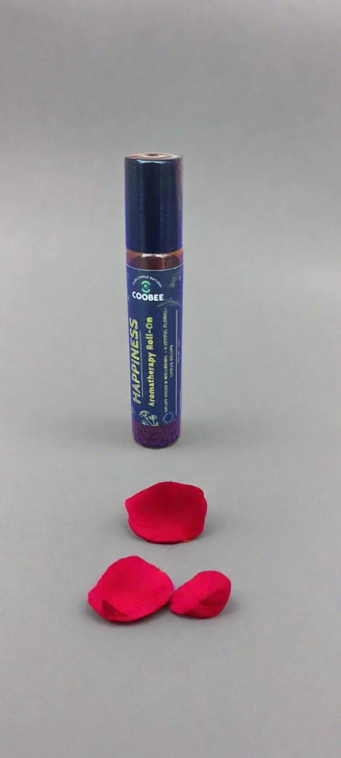 Small cylindrical object with text on a textured purple surface