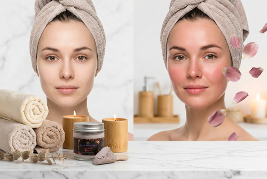 Botanic Blush Rose & Hibiscus Clay Mask - COOBEE
