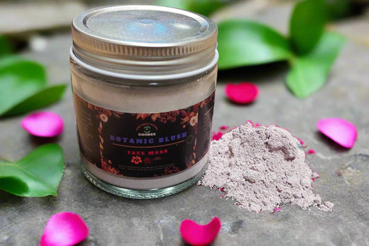 Botanic Blush Rose & Hibiscus Clay Mask - COOBEE