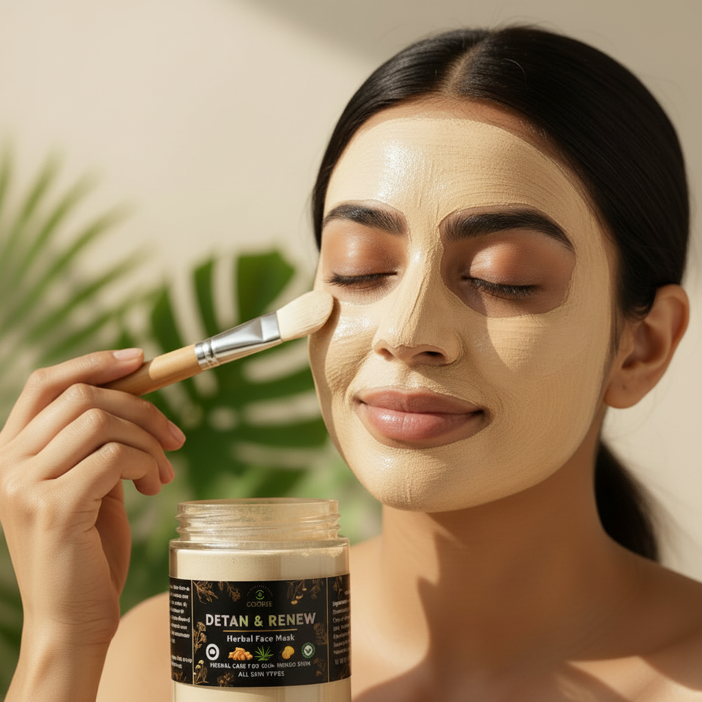 De-Tan & Renew Herbal Face Mask