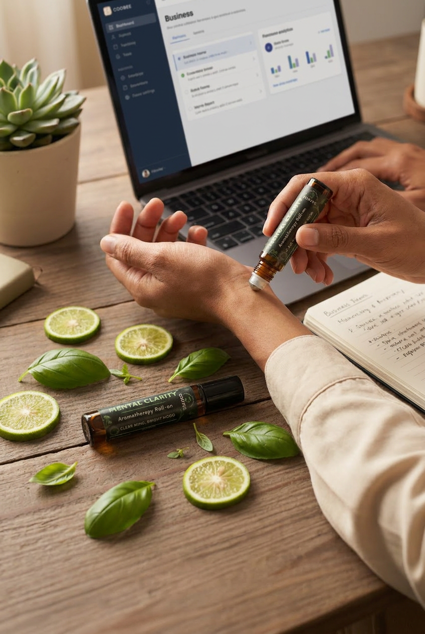 MENTAL CLARITY Aromatherapy Roll-On | COOBEE