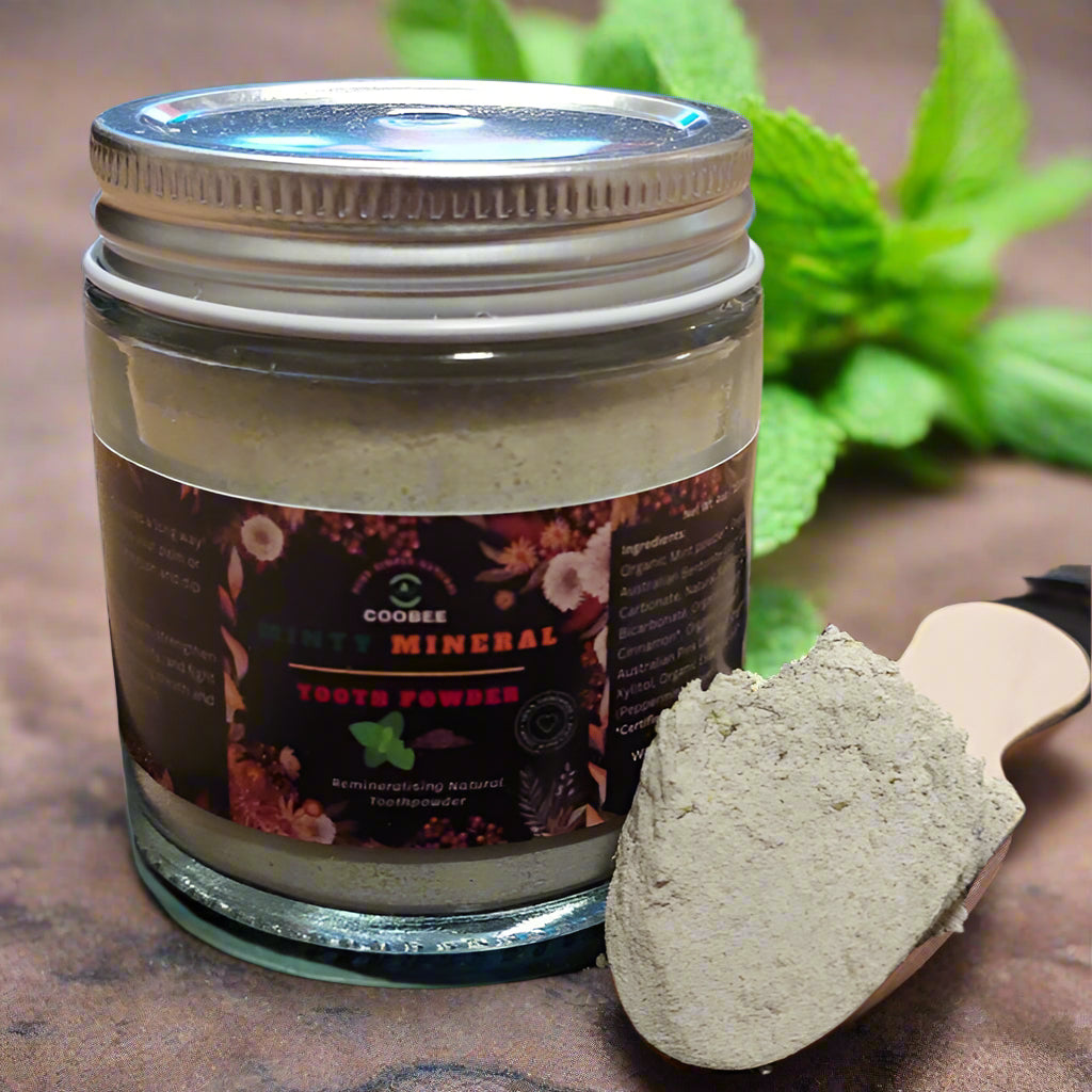 MINTY MINERAL -  Remineralising Natural Tooth powder - COOBEE
