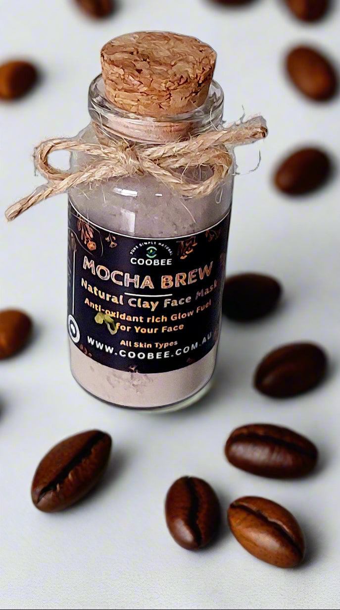 Mocha Brew  Cacao and Espresso Clay Mask- COOBEE