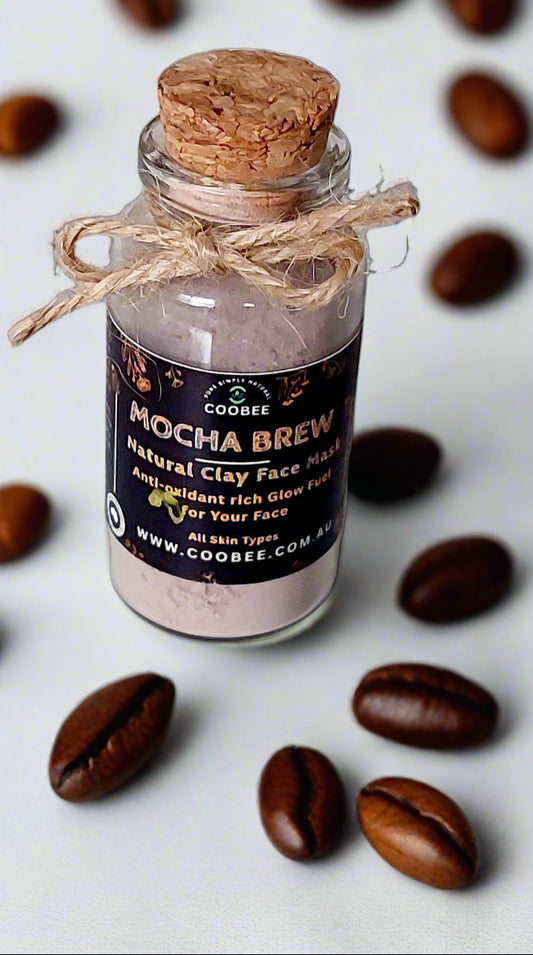 Mocha Brew  Cacao and Espresso Clay Mask- COOBEE