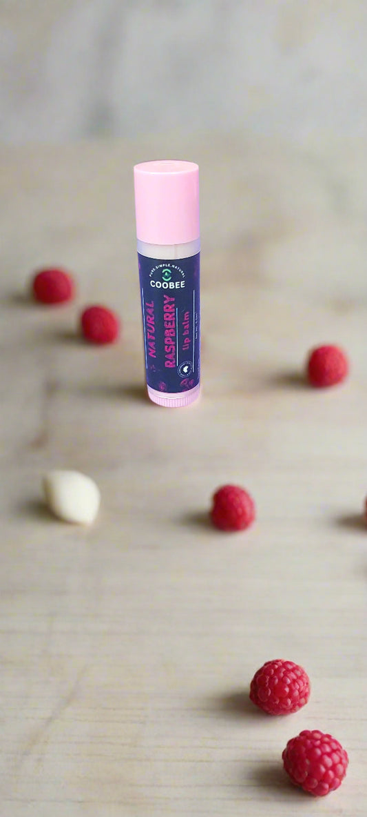 Natural Raspberry Lip Balm