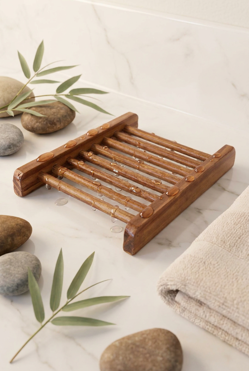 Natural Wood Soap Holder- COOBEE