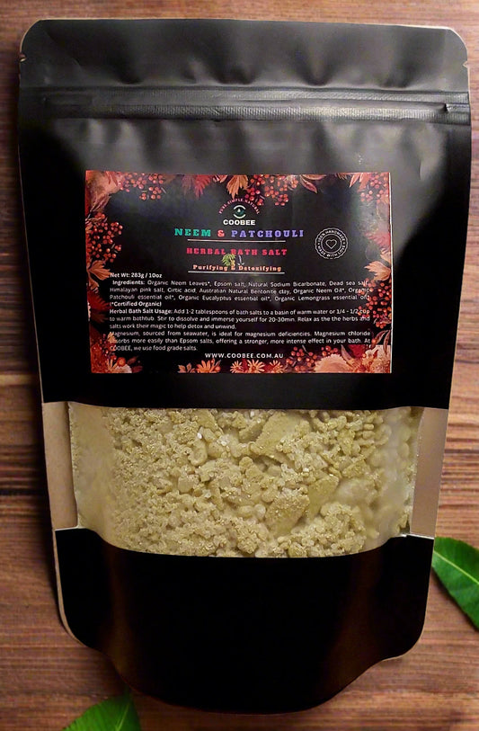 Neem & Patchouli  Herbal bath salt - COOBEE