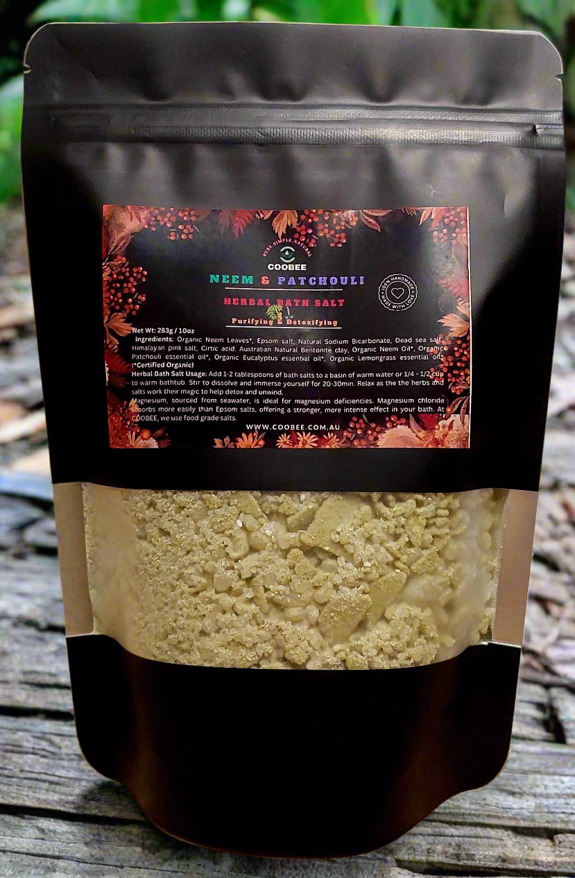 Neem & Patchouli  Herbal bath salt - COOBEE