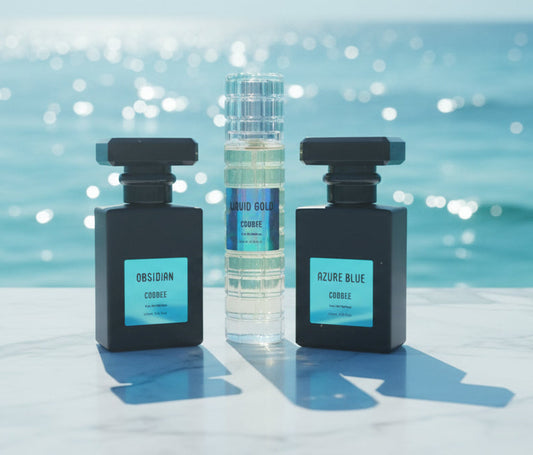 Obsidian/Liquid Gold/Azure Blue- Eau De Perfume