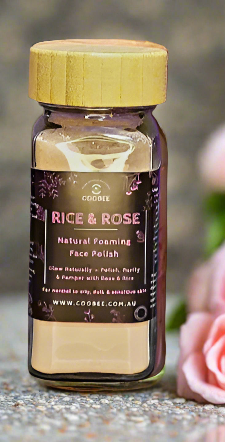 Rice & Rose Natural Foaming Face Polish 2