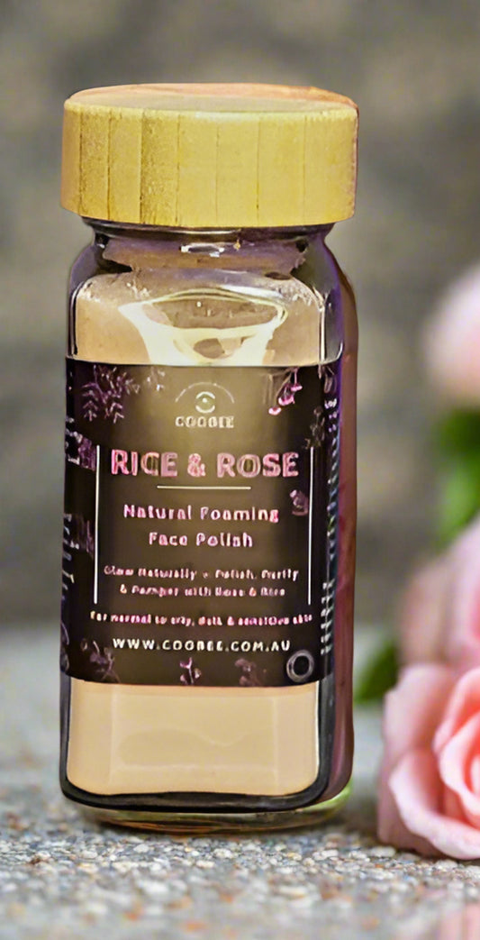 Rice & Rose Natural Foaming Face Polish 2