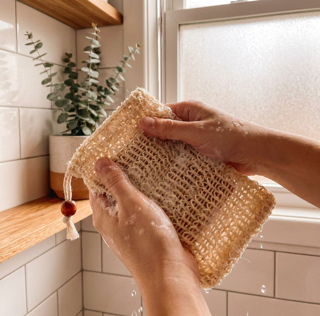 Sisal Natural Soap Cocoon bag | COOBEE